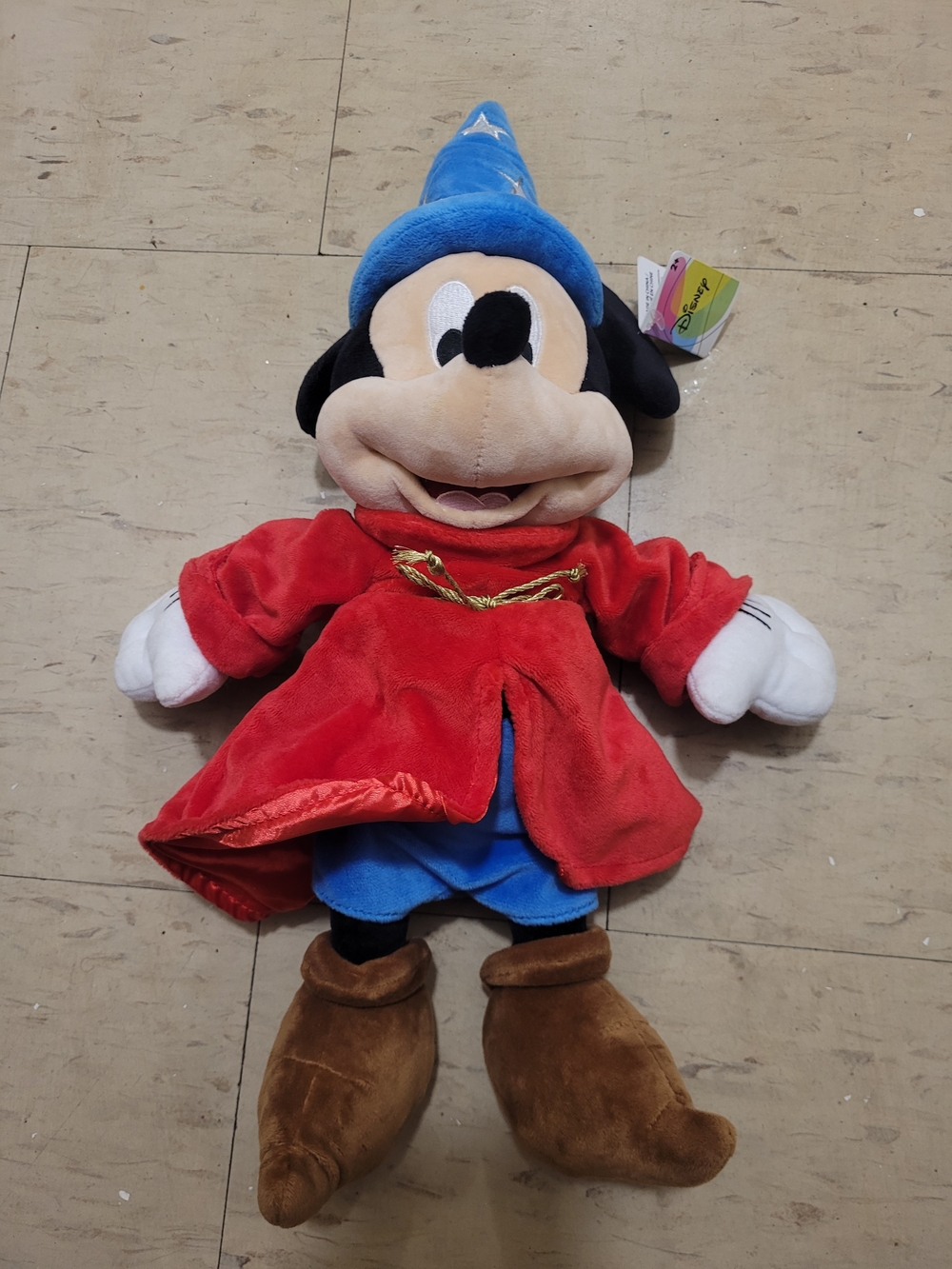 Disney Kids "Sorcerer Mickey" Plush Costume Toy - Red & Blue